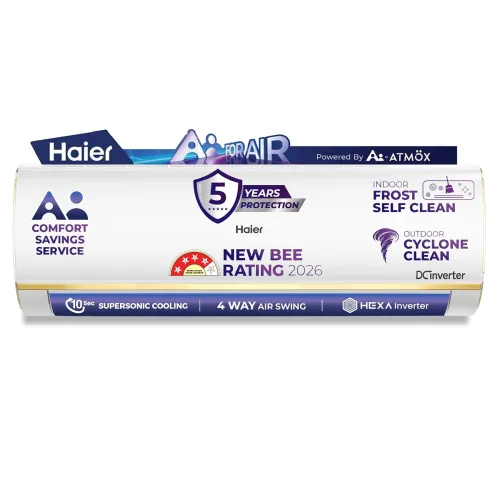 Image of Haier 1 Ton 5 Star Smart Inverter AC