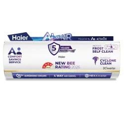 Haier 1 Ton 5 Star Smart Inverter AC