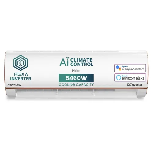 Image of Haier 1.5 Ton 5 Star AI Smart Inverter Split AC (HSU19K-PYAIR5BN-INV)
