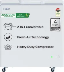 Haier 218L Single Door Standard Deep Freezer