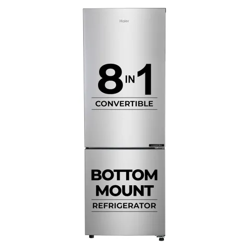 Image of Haier 237 L, 3 Star Double Door Refrigerator (HEB-243GS-P)