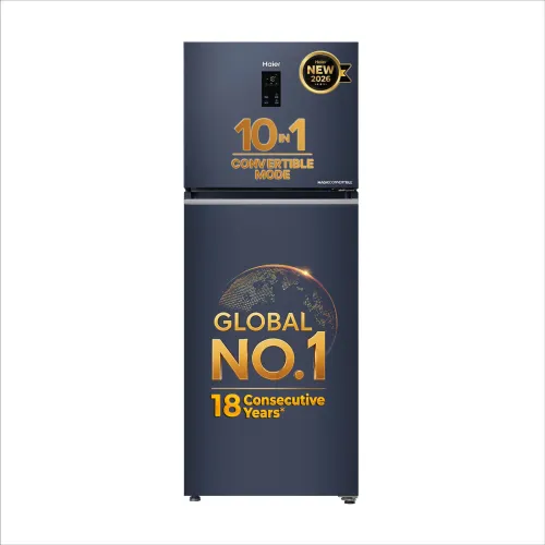 Image of Haier 328L 2 Star Frost Free Double Door Refrigerator