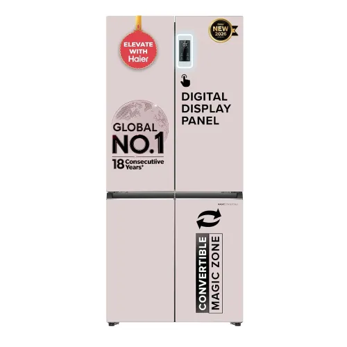 Image of Haier 520 L 3 Star Lumiere Frost Free Triple Inverter French Door Side by Side