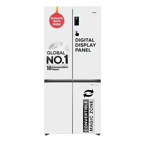 Image of Haier 520 L 3 Star Lumiere Frost Free Triple Inverter French Door Side by Side