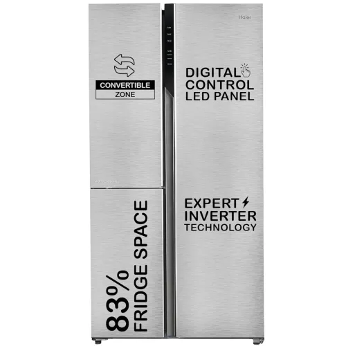 Image of Haier 598L 3-Star Side-by-Side Refrigerator (HRT-683IS)