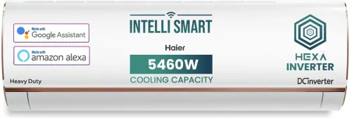 Image of Haier 2025 Model 1.6 Ton 5 Star Split Inverter with Wi-fi AC (HSU19K-PYFR5BN, White)