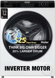 Haier 7 kg AI with Inverter Motor Fully Automatic Front Load