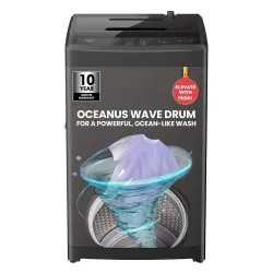 Haier 8 Kg, 5star, Oceanus Wave Drum, 15 Min Quick Wash, Magic Filter