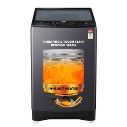 Haier 8 Kg 5 star Fully Automatic Top Loading Washing Machine HWM80-H826S6, Starry Silver, Butterfly Shape Heater, Ocean