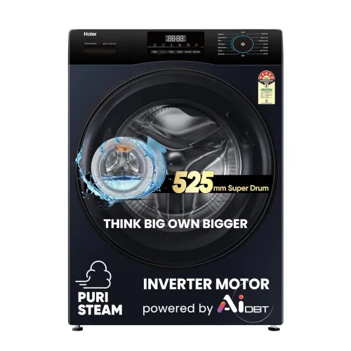 Image of Haier 8Kg 5 Star AI Front Load Washing Machine (EFL80-IM12IBIEBK)
