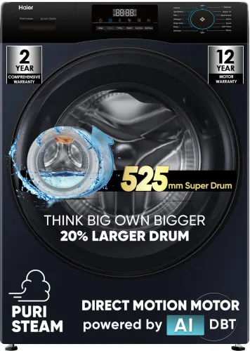Image of Haier 9 kg 5 Star Fully Automatic Washing Mashine