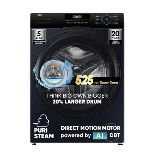 Image of Haier (B0D45WX1HR) 9 kg 5 Star Washing Machine 