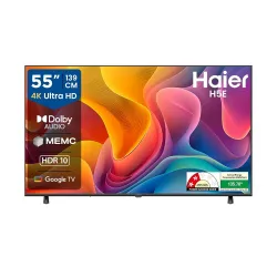 Haier H5E Series 139cm (55) 4K Ultra HD Smart LED Google TV