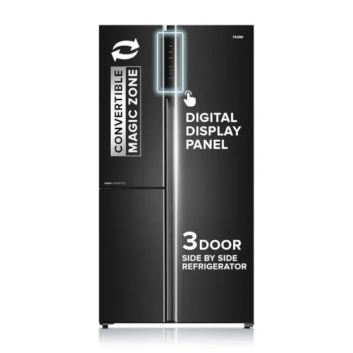 Image of Haier SmartChoice 598L 3-Door Side-by-Side Refrigerator