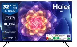 Haier W4G 80 cm (32 inch) HD Ready LED Smart Google TV 2025 Edition (32W4G)