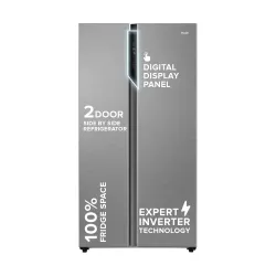 Haier 596L 3Star 2 Door Side by Side Frost Free Refrigerator, HES-690SS