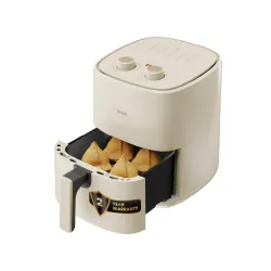 Haier Air Fryer 5 Litre Manual Control 1500 Watts Powerful Heating 3D Hot Air Baking Technology 10 Preset Recipes Auto S