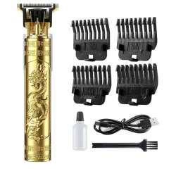 Hair and Beard Trimmer with 4 Adjustment Guards