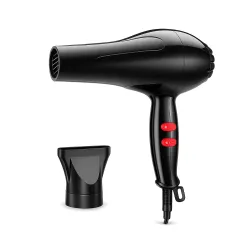 Hair Dryer 1800W Powerful Hot & Cold Air Blower for Women & Men | Lightweight Hair Dryer with Styling Nozzle | Fast Drying Hair Dryer for Home, Salon