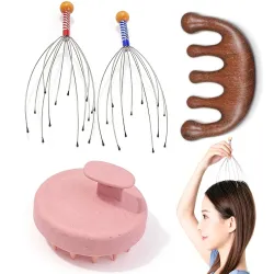 Hair Massager, Pack of 4