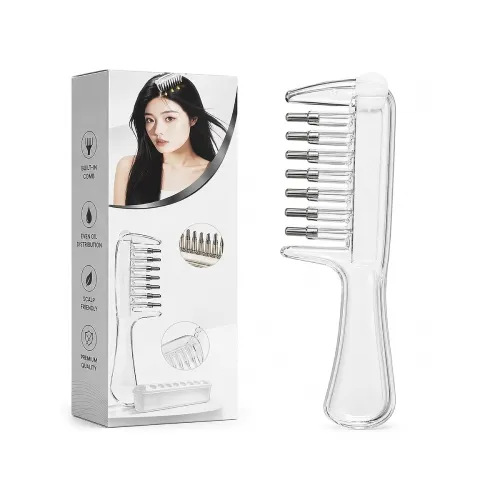 Image of Hair Oil Applicator Comb Scalp Massager