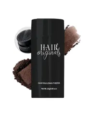 HAIR ORIGINALS Hair Building Fibres- 23 g- Medium Brown