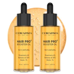 Hair Pro+ Booster Oil Pack of 2 (100ml) Oil for Hair Fall Control,