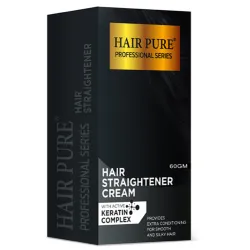 Hair Pure Set of Hair Straightener & Neutralizing Cream - 60g Each