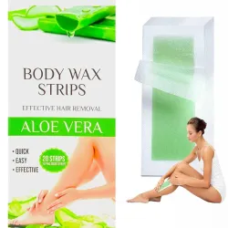 Hair Removal Waxing Strips for Face – 20 Pcs