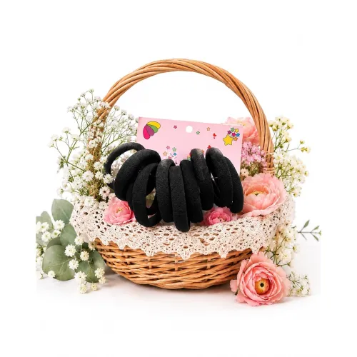 Image of Hair Rubber Bands for Women & Girls, Soft Hair Ties Ponytail Holders