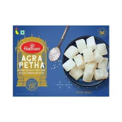 Haldiram's Delhi Dry Agra Petha, 350g/400g (Weight May Vary), Indian Sweets Diwali Gift Pack