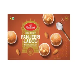 Haldiram's Mithas Ladoo - Dry Fruit Panjeeri Box,400 Gram,Indian Sweets Diwali Gift Pack,Almond