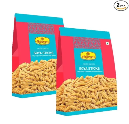 Image of Haldiram's Nagpur Soya Sticks, 400 g (200 g x Pack of 2)