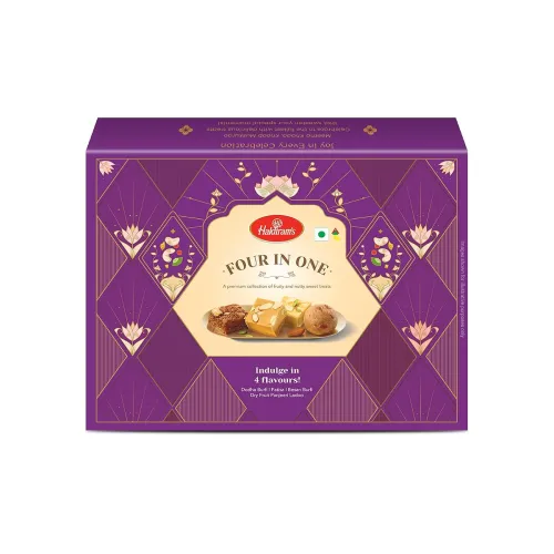 Image of Haldiram's Four in One Indian Sweets Assortment 450g