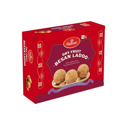 Image of Haldirams Mithas Besan Ladoo - Dry Fruit, 400gram