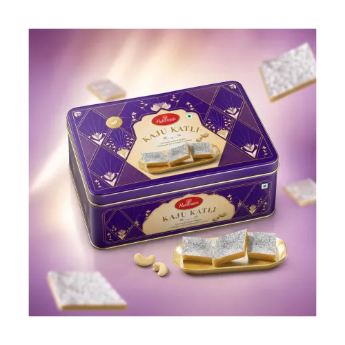 Image of Haldiram's Premium Kaju Katli Tin Sweets Gift Pack 400g