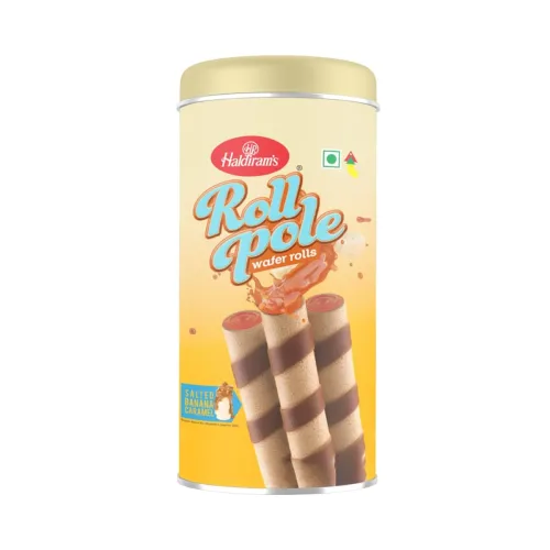 Image of Haldiram's Roll Pole Salted Banana Caramel 150gm