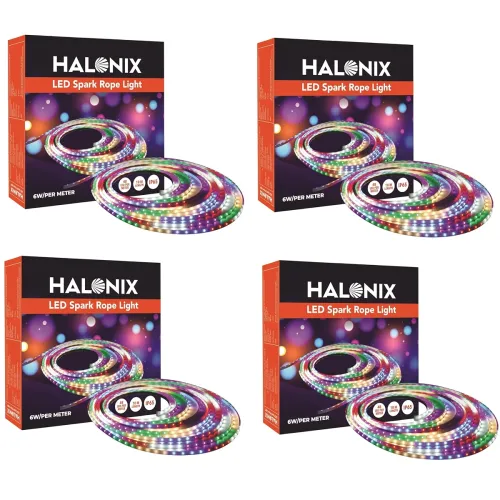 Image of Halonix 10 Meter Multicolor 11W LED Rope Light