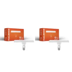 Halonix 10W B22d LED T-Bulb Cool White Pack of 2