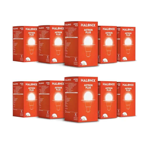 Image of Halonix 10W B22 LED Cool Day Light Bulb, Pack of 10