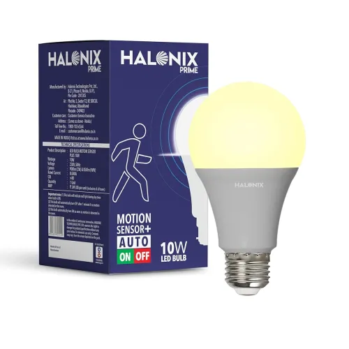 Image of Halonix 10W Motion Sensor Led bulb Pack of 1