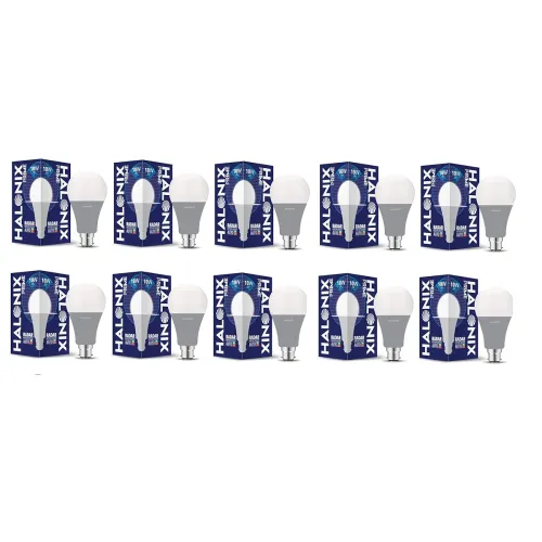 Image of Halonix 10W Motion Sensor Light(Pack of 10, White)