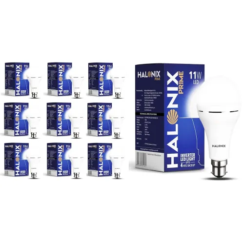 Image of Halonix 11W 10Pcs Emergency Inverter Bulb 