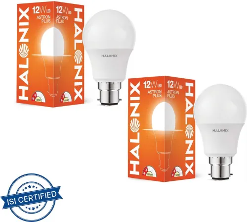Image of HALONIX 12W Basic Round B22 LEDBulbs Pack2