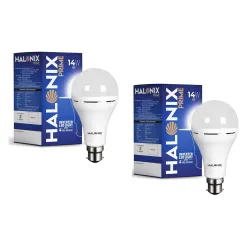 Halonix 14W Rechargeable Emergency LED Bulb * Pack of 2