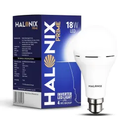 Halonix 18W Rechargeable Emergency Inverter Bulb