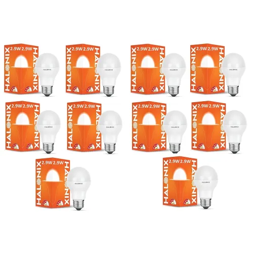 Image of Halonix 2.9 Watt E27 LED Cool Day Light led Bulb, Pack of 10