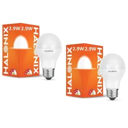 Halonix 2.9 Watt E27 LED Cool Day Light led Bulb, Pack of 2, White light