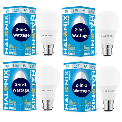 Image of HALONIX 2-in-1 9W B22 LED Bulbs Pack of 4
