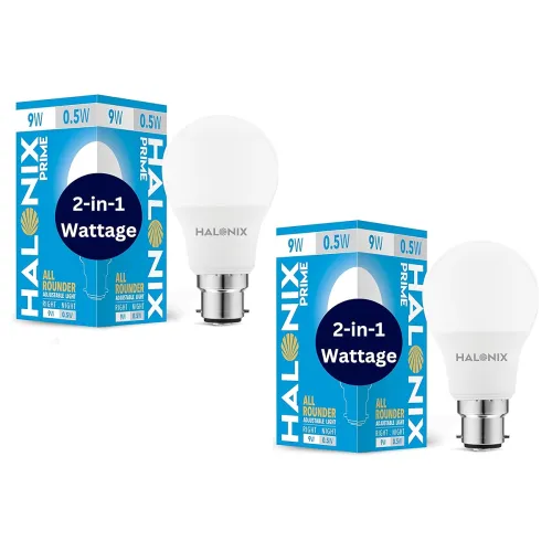 Image of Halonix 2-in-1 9W Multi-Wattage LED Bulb Po2